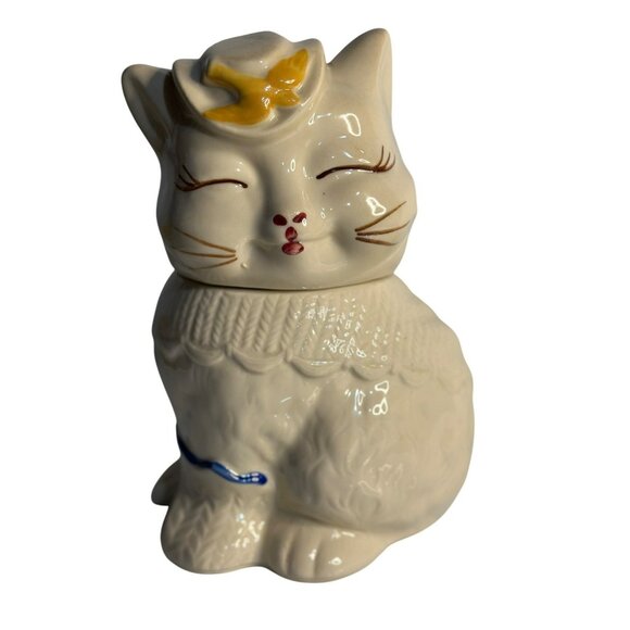 VTG Shawnee Pottery “Puss N Boots” Cookie Jar – Fairy Tale Cat 10" Collectible - Picture 1 of 10